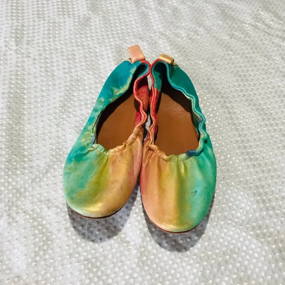 Jasper &‎ jeera Anthropologie watercolor flats